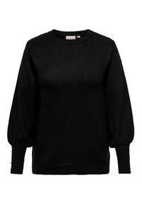ONLY Carmakoma Sweter Alexi 15270885 Czarny Regular Fit. Kolor: czarny. Materiał: syntetyk #4