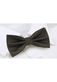 Mucha Męska z Poszetką - Alties - Ciemny Brąz, Drobna Faktura. Kolor: beżowy, wielokolorowy, brązowy. Styl: sportowy, elegancki #2