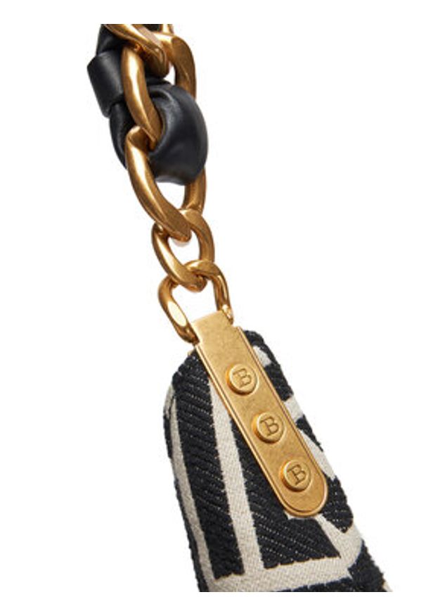 Balmain Torebka DN0BT929TJQX Czarny. Kolor: czarny