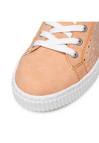 Rieker Sneakersy M3901-38 Pomarańczowy. Kolor: pomarańczowy. Materiał: syntetyk #4