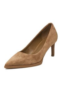 Gino Rossi - GINO ROSSI Szpilki EO-INTI-2635-1 Beżowy. Kolor: beżowy. Materiał: skóra, zamsz. Obcas: na szpilce #3