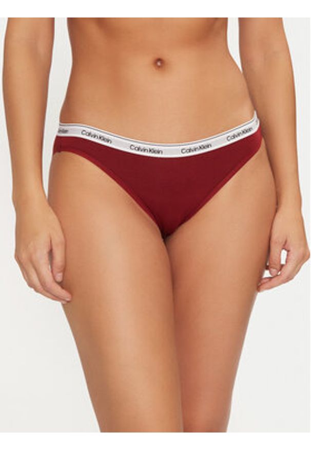 Calvin Klein Underwear Komplet 3 par fig klasycznych 000QD5207E Kolorowy. Materiał: bawełna. Wzór: kolorowy