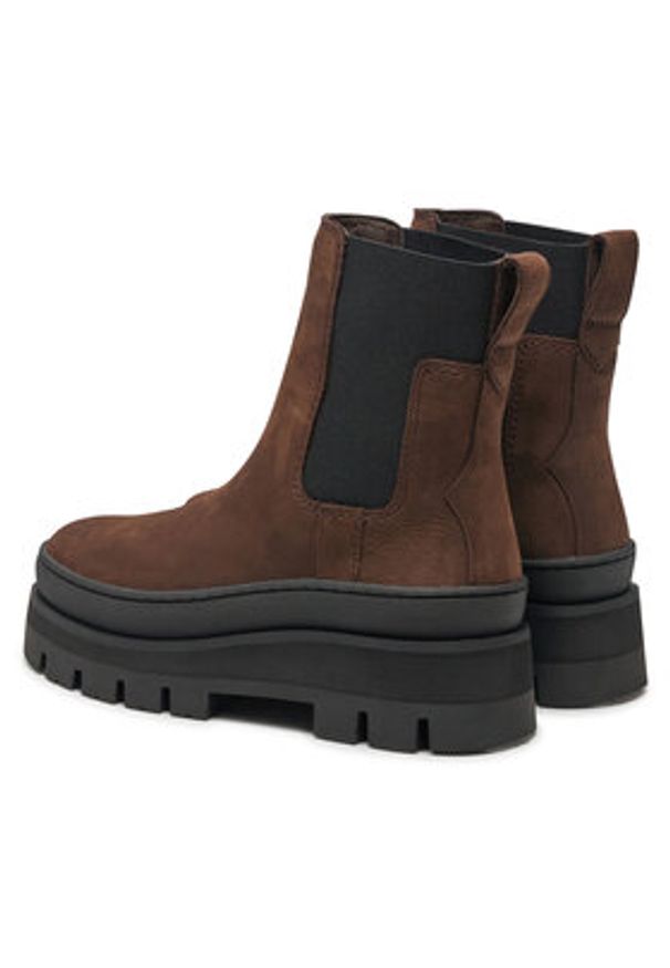Clarks Sztyblety Orianna 2 Top 26179351 Brązowy. Kolor: brązowy. Materiał: skóra, nubuk