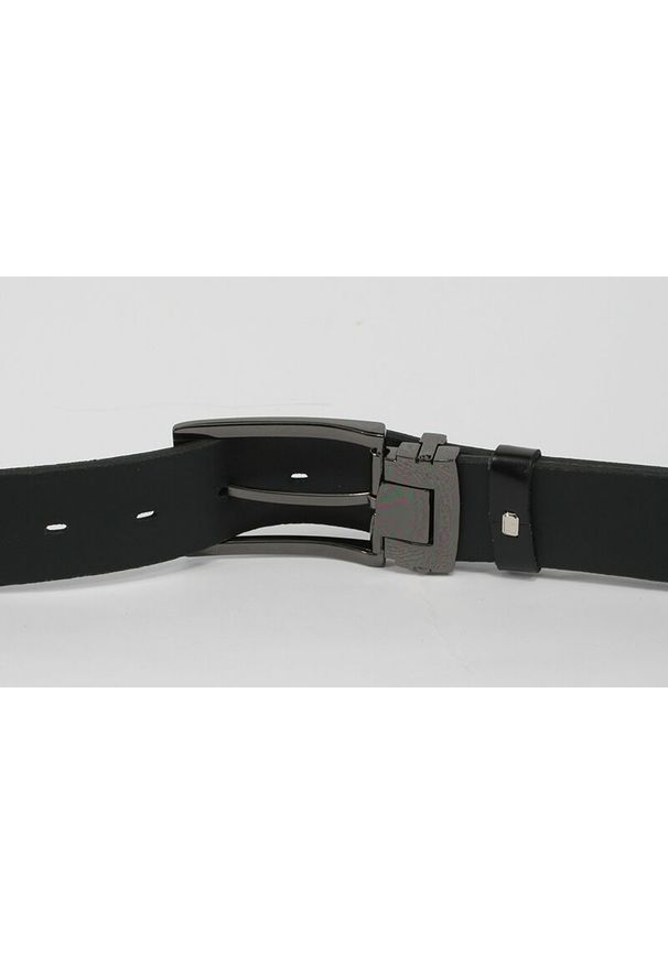 Zet - Pasek do Spodni, Czarny 95 cm, Skórzany, Elegancki, Męski, Możliwość Skrócenia -ZET. Kolor: czarny. Materiał: skóra. Styl: elegancki