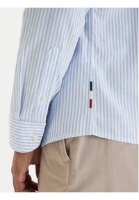 Aeronautica Militare Koszula 261CA1320UCT03532 Błękitny Regular Fit. Kolor: niebieski. Materiał: bawełna #4