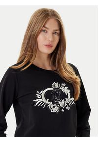 Liu Jo Sport Bluza TF5097 FS090 Czarny Regular Fit. Kolor: czarny. Materiał: bawełna. Styl: sportowy