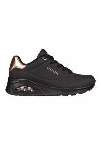 skechers - Femme UNO - GOLDEN AIR Skechers. Kolor: czarny. Materiał: guma, syntetyk, materiał. Model: Skechers Sport. Sport: turystyka piesza