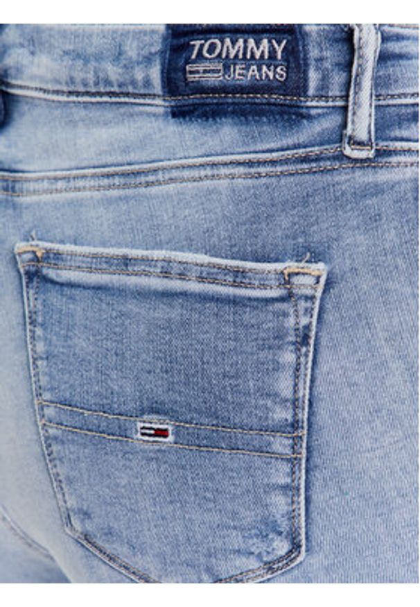 Tommy Jeans Jeansy Nora DW0DW16043 Niebieski Skinny Fit. Kolor: niebieski