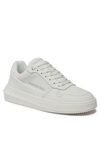Calvin Klein Jeans Sneakersy Chunky Cupsole Low Lth In Sat YM0YM00873 Biały. Kolor: biały. Materiał: materiał #2