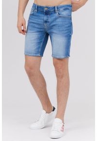 Guess - GUESS Jeansowe szorty męskie. Kolor: niebieski. Materiał: bawełna #2