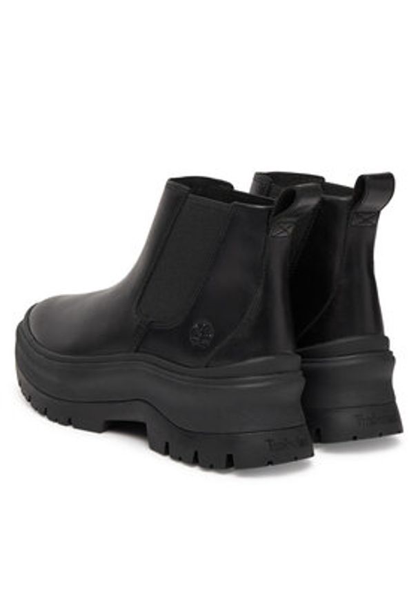 Timberland Sztyblety Roxie lane Mid TB0A28XMW021 Czarny. Kolor: czarny. Materiał: skóra