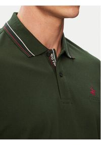 Beverly Hills Polo Club Polo P-SS26M-P450111 Zielony ciemny Regular Fit. Typ kołnierza: polo. Kolor: zielony. Materiał: bawełna #2