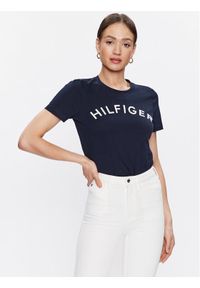 TOMMY HILFIGER - T-Shirt Tommy Hilfiger. Kolor: niebieski #1