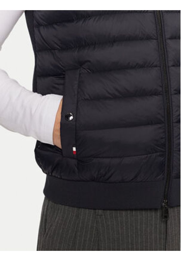 TOMMY HILFIGER - Tommy Hilfiger Kamizelka MW0MW38982 Granatowy Regular Fit. Kolor: niebieski. Materiał: bawełna