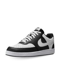 Buty do chodzenia męskie Nike Court Vision Low. Zapięcie: sznurówki. Kolor: biały, czarny, wielokolorowy. Materiał: skóra, syntetyk, materiał. Szerokość cholewki: normalna. Model: Nike Court. Sport: turystyka piesza
