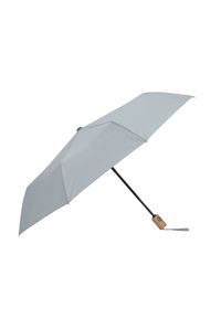 Ochnik - Składany parasol damski w kolorze szarym. Kolor: szary. Materiał: poliester #1