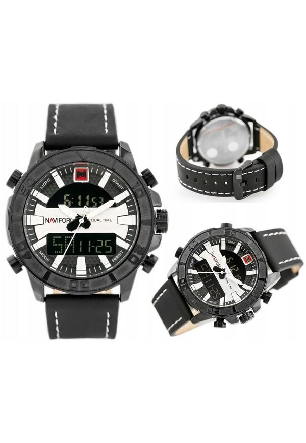 Zegarek Naviforce ZEGAREK MĘSKI NAVIFORCE - NF9114 - black/silver