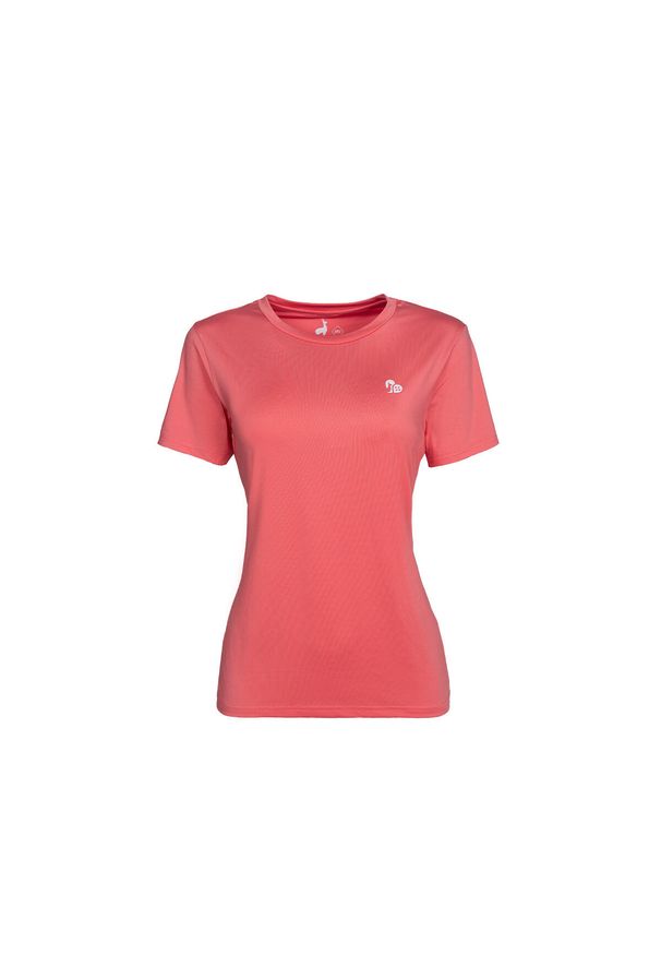 Aulp - Koszulka sportowa damska AULP TIKKY oddychająca szybkoschnąca techniczna. Kolor: czerwony, różowy, wielokolorowy