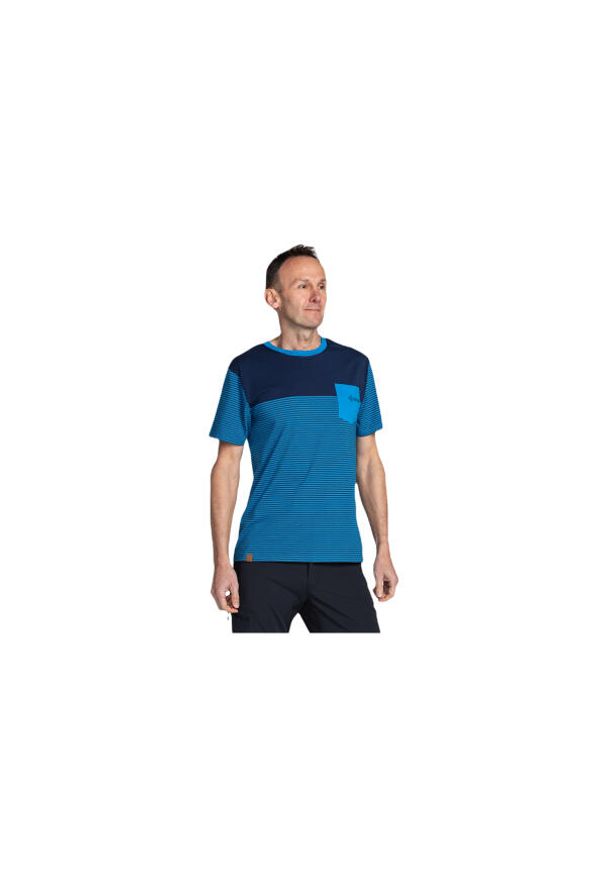 Koszulka Kilpi Sorga. Kolor: niebieski. Sport: turystyka piesza