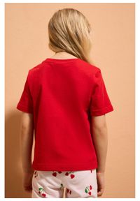 bonprix - T-shirt z czystej bawełny organicznej (3 szt.). Okazja: na co dzień. Kolor: różowy. Materiał: bawełna. Długość rękawa: krótki rękaw. Długość: krótkie. Wzór: kolorowy, nadruk. Styl: casual #3