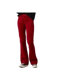 Wrangler - WRANGLER FLARE DAMSKIE SPODNIE JEANSOWE RUMBA RED W233A2R05