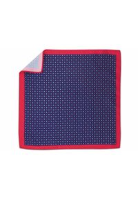 Adam Collection - Granatowa poszetka w serduszka E318. Kolor: niebieski #1