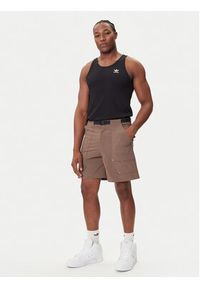 Adidas - adidas Szorty materiałowe Premium Essentials Utility Cargo JW1081 Brązowy Loose Fit. Kolor: brązowy. Materiał: syntetyk #5