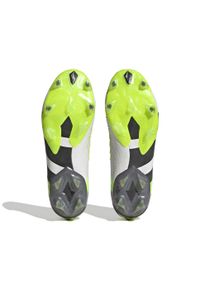 Buty Piłkarskie Adidas Sport Predator Accuracy.1 L Fg Dorosłych. Kolor: wielokolorowy, zielony, biały. Materiał: tkanina, syntetyk. Sport: piłka nożna