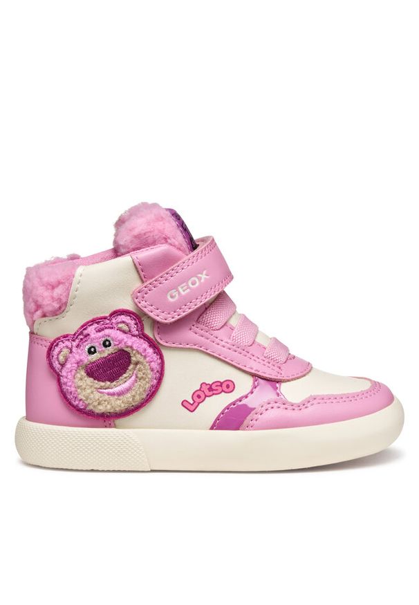 Sneakersy Geox. Kolor: różowy