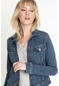 Lee - LEE SLIM RIDER DAMSKA KURTKA JEANSOWA NINETY NINE L541HAZV 112112654. Materiał: jeans #5