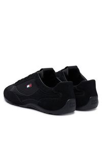 TOMMY HILFIGER - Tommy Hilfiger Sneakersy EM0EM01718 Czarny. Kolor: czarny. Materiał: skóra, zamsz #3