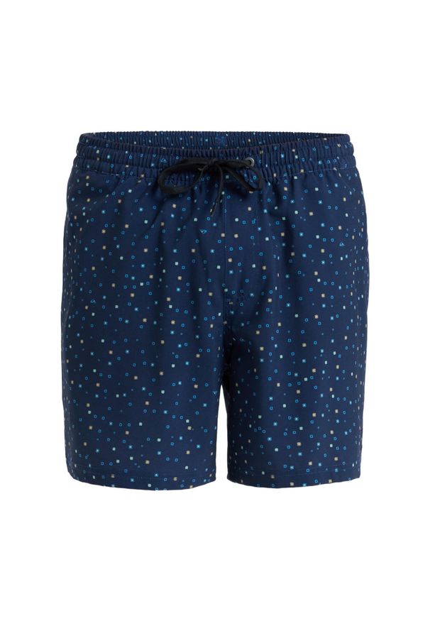 Quiksilver - Szorty kąpielowe dla Mężczyzn SURFSILK STRAIGHT 16" Czarny. Kolor: czarny. Materiał: poliester, materiał, elastan. Styl: sportowy