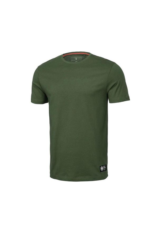 PITBULL - Koszulka sportowa męska Pitbull West Coast No Logo. Kolor: zielony