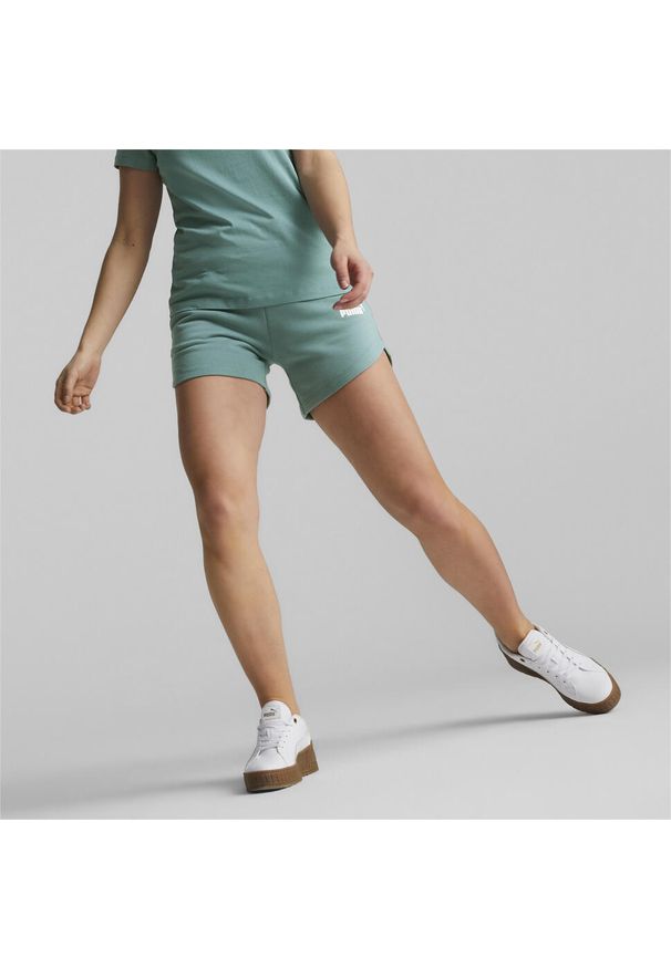 Krótki Kobieta Puma Essentials zielony. Kolor: zielony. Długość: krótkie