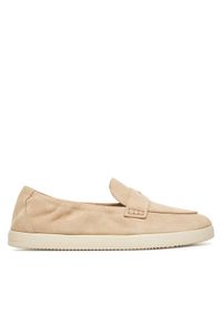 Tory Burch Półbuty Ballet Sport 158073 Beżowy. Kolor: beżowy. Materiał: zamsz, skóra. Styl: sportowy