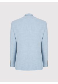 Pako Lorente - PAKO LORENTE – Casualowa marynarka męska w kolorze niebieskim. Okazja: na co dzień. Kolor: beżowy, niebieski. Materiał: poliester, wiskoza, elastan. Wzór: gładki. Sezon: wiosna. Styl: casual #9