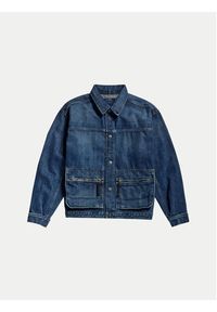 G-Star RAW - G-Star Raw Kurtka jeansowa Utility D24330-D577-G334 Niebieski Regular Fit. Kolor: niebieski. Materiał: bawełna #3