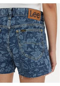 Lee Szorty jeansowe Rider 112349596 Niebieski Straight Fit. Kolor: niebieski. Materiał: bawełna #3