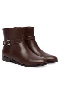 Lauren Ralph Lauren - LAUREN RALPH LAUREN Botki Brooke II 802974382002 Brązowy. Kolor: brązowy. Materiał: skóra #5