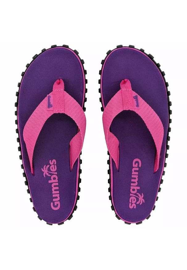 Gumbies - Japonki damskie GUMBIES DUCKBILL FLIP-FLOPS WOMEN. Kolor: fioletowy. Styl: sportowy
