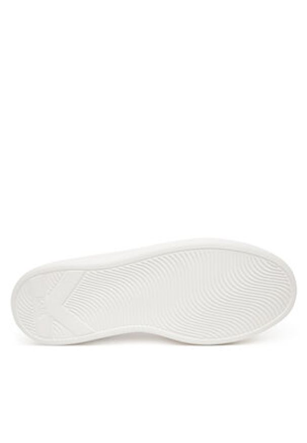 Karl Lagerfeld - KARL LAGERFELD Sneakersy KL52530N Biały. Kolor: biały. Materiał: skóra