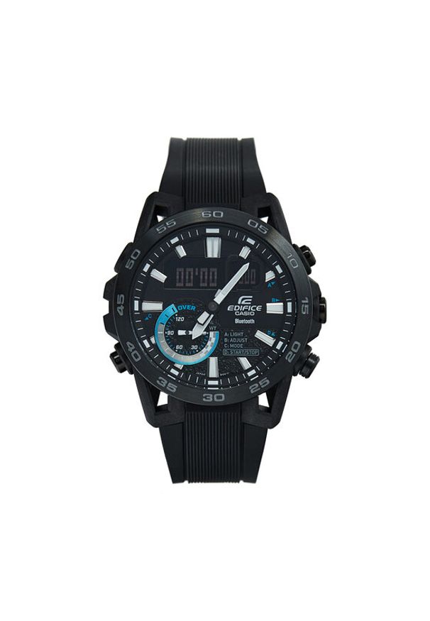 Casio Zegarek Edifice Sospensione ECB-40PB-1AEF Czarny. Kolor: czarny