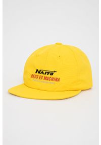 Deus Ex Machina czapka męska kolor żółty. Kolor: żółty