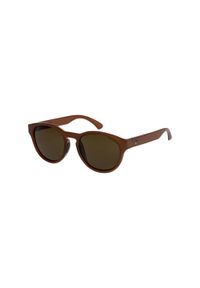 Quiksilver - Okulary przeciwsłoneczne z polaryzacją dla Mężczyzn ELIMINATOR P Beżowy. Kolor: beżowy. Materiał: materiał