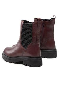 Geox Botki D Iridea D D26HRD 0436W C0044 Bordowy. Kolor: czerwony. Materiał: skóra #3