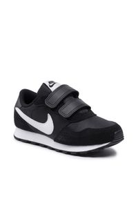 Nike - Buty NIKE - Md Valiant (PSV) CN8559 002 Black/White. Okazja: na spacer, na co dzień. Zapięcie: rzepy. Kolor: czarny. Materiał: materiał, zamsz, skóra. Styl: casual #1