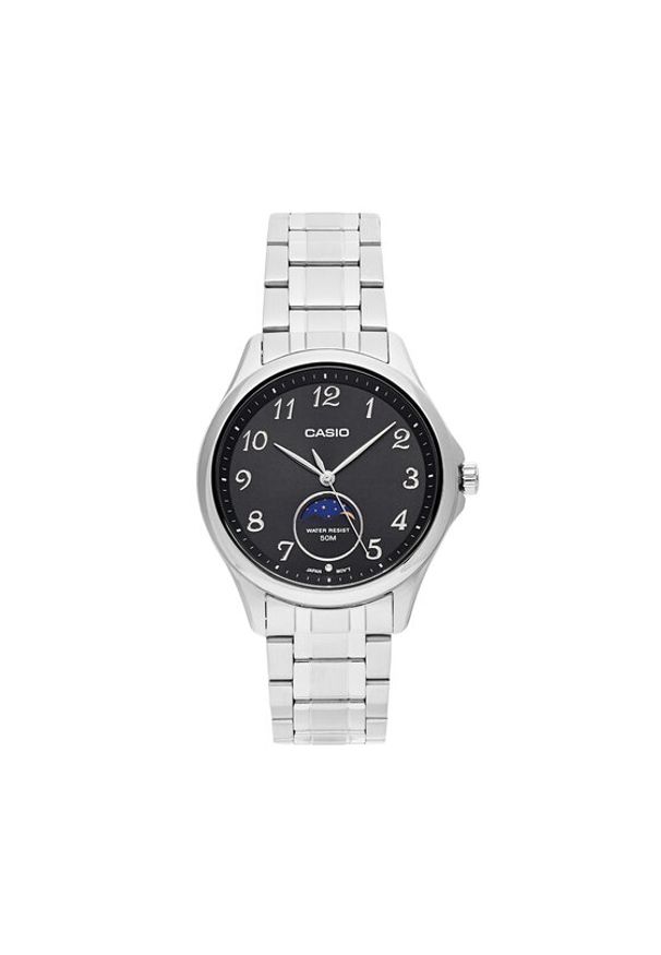 Casio Zegarek MTP-M110D-1AVER Srebrny. Kolor: srebrny