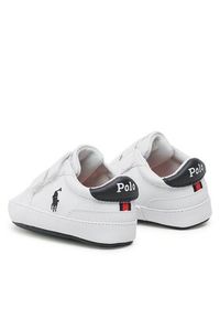 Polo Ralph Lauren Sneakersy Heritage Court Ii Ez Layette RL100731 Biały. Kolor: biały. Materiał: skóra #5