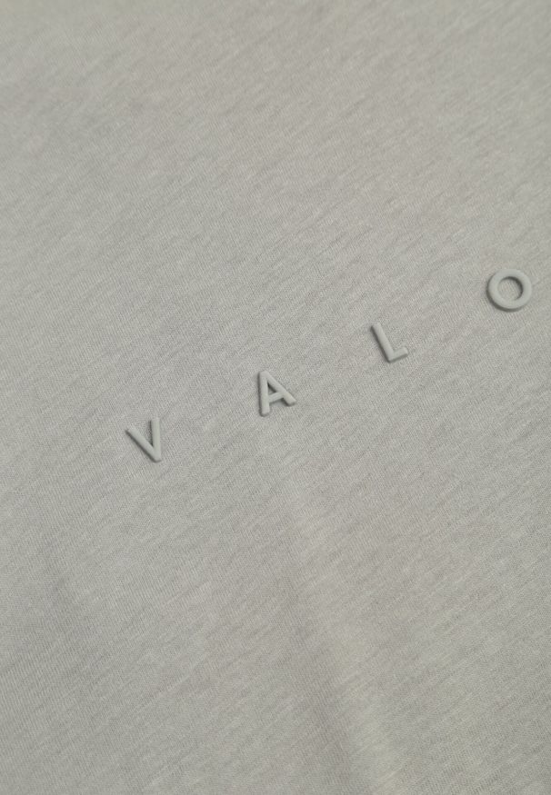 Born2be - Ciemnobeżowa Koszulka T-shirt z Bawełny Ozdobiona Napisem Palidia. Okazja: na co dzień. Typ kołnierza: kaptur. Kolor: beżowy. Materiał: bawełna. Wzór: napisy, aplikacja. Styl: casual