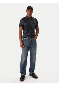 G-Star RAW - G-Star Raw Polo Dunda D27035-C335 Granatowy Slim Fit. Typ kołnierza: polo. Kolor: niebieski. Materiał: bawełna #4